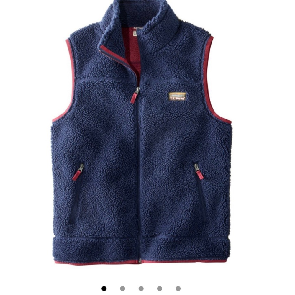 LL Bean Men's Mountain Pile Fleece Vest